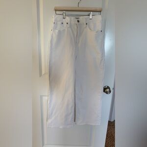 J Crew high rise slim wide leg jeans